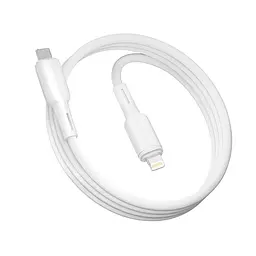Кабель для зарядки и обмена данными USB Ridea RC-CO10 CommonPro 30W 10V/3A Type-C to Lightning 1 м Белый