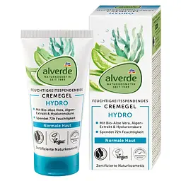 Зволожуючий денний крем-гель Alverde Naturkosmetik Cremegel Hydro з гіалуроновою кислотою 50 мл