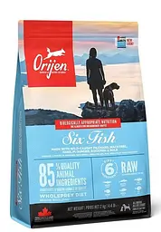Сухий корм Orijen 6 Fish Dog для собак усіх порід з рибою 2 кг (o18320)