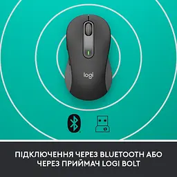 Мишка Logitech Signature M650 Wireless for Business Graphite (910-006274) - мініатюра 3