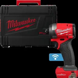Шуруповерт ударний акумуляторний безщітковий 1/4" HEX MILWAUKEE, M18 ONEID3-0X, 226Нм (каркас, кліпса для ременя)