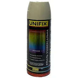 Емаль універсальна в балончику Unifix 400мл RAL 7035 світло-сіра