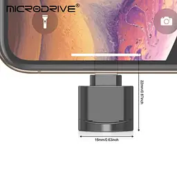 Адаптер для читання Micro TF SD-карт, конвертер для Iphone Ipad OTG в Micro SD - мініатюра 5