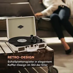 Програвач вінілу Auna Peggy Sue Retro (10031390) - мініатюра 5