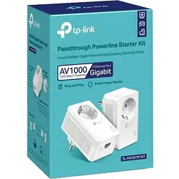 Адаптер Powerline TP-Link (TL-PA7017PKIT) - мініатюра 2
