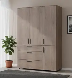 Шафа для одягу Doros Торн Кремона Канноло 3 ДСП/3Ш (полиці) 135х51.6х200 (44900478) - мініатюра 1