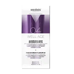 Денний крем-філер для обличчя SPF 30 Well Age Meddis 50 мл - мініатюра 2