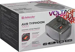Стабілізатор напруги Defender AVR Typhoon 1000 320 Вт 2 розетки - мініатюра 2