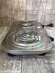 Електрична плита Rainberg RB-008 спіральна, на 2 поверхні, з 2 регуляторами, 3500 Вт