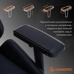 Ігрове крісло GamePro GC695B (GC695B) - мініатюра 12