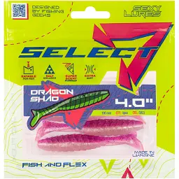 Силікон Select Dragon Shad 4" SV23 (4 шт/уп) - мініатюра 2