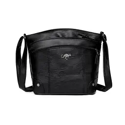 Сумка-месенжер Lyxi Italian Bags Чорний 23x10x21 см (id_718)