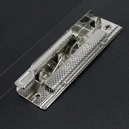 Папка "Economix" №E31208-01 А4 CLIP B Light з затискачем чорна - мініатюра 3