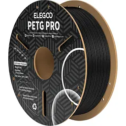 Філамент для 3D-принтерів Elegoo PETG Pro 1kg Black (50.203.0198) [160254]