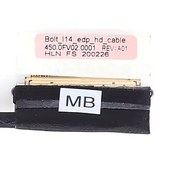 Шлейф матриці для Dell Latitude 3400 series, (eDP 30pin, 0M8R8G, 450.0FV02.0011) - мініатюра 2