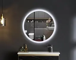 Дзеркало Mixxus PLAIN MC10-80 з LED Touch, Anti-fog, димером, регулюванням яскравості, годинником (MI6932) - мініатюра 5