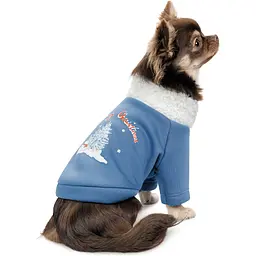 Толстовка для собак Pet Fashion Tinsel S блакитна - мініатюра 2