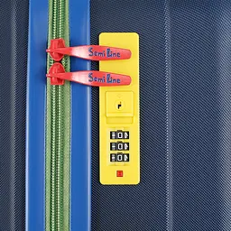 Валіза мала для ручної поклажі Semi Line 20 дюймів (S) дюймів (S) ABS-Plastic Blue (T5807-1) - мініатюра 7