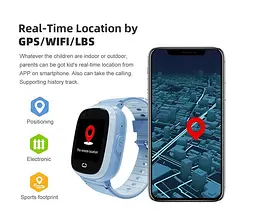 Смарт годинник телефон для дітей Lemfo M90S з GPS трекером, 4G LTE, відеозв'язком, камерою та прослуховуванням Чорний - мініатюра 11