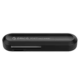 Кардридер Orico USB 3.0 для карт SD/microSD з підтримкою OTG (CRS21-BK) - мініатюра 2