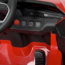 Дитячий електромобіль Bambi M 4806EBLR-3 Audi червоний - мініатюра 6