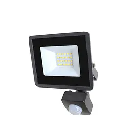 Прожектор Brille світлодіодний з датчиком руху HL-19P/15W CW IP65