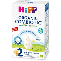 Суха молочна суміш HiPP Organic Combiotic 2 500 г (890085) - мініатюра 2