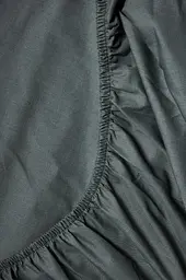 Простирадло на резинці Moon&Star Dark Green Бязь Gold Люкс 180х200х25 см - мініатюра 4