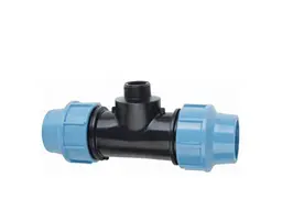 Трійник Santehplast d 25x1x25 зовнішня різьба ТНР