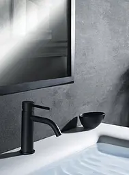 Змішувач для умивальника Paffoni Light LIG 075 NO, Чорний матовий - мініатюра 2