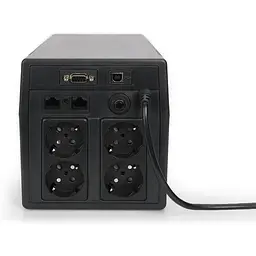 ДБЖ Digitus Line-Interactive, 2000VA/1200W, LCD, 4xSchuko, RJ45, RS232, USB - мініатюра 4