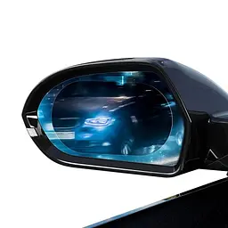 Плівка антидощок для дзеркал авто Baseus 0.15mm Rainproof Film (Oval 2 pcs/pack 135x95mm) SGFY-C02 - мініатюра 5