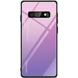 Чохол бампер Primo Gradient Glass для Samsung Galaxy S10 (SMG973) Pink - мініатюра 2