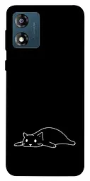 TPU чохол Demsky Lazy cat для Motorola Moto E13