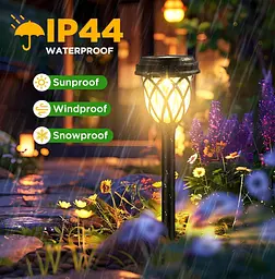 Садові сонячні світильники 6 Pack Solar Lights X15 6 шт. на сонячних батареях підсвічування газону - мініатюра 4