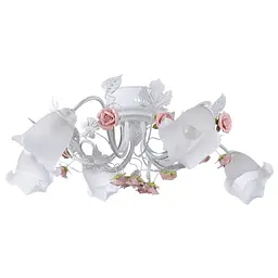 Люстра стельова Brille флористика E14 60W WH (BKL-502S/5)
