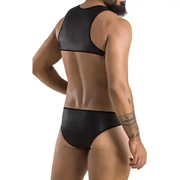 Чоловічий боді Passion 056 Body Adam black L/XL - мініатюра 2