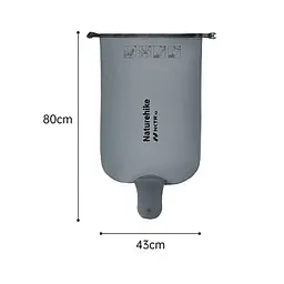 Мішок надувний універсальний для надувних матраців Naturehike, CNK2450PJ013, сірий - мініатюра 8