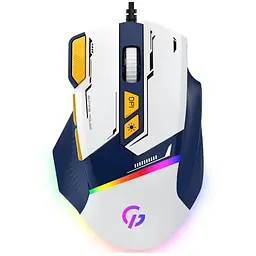 Мишка GamePro GM300BL USB Blue/White (GM300BL)