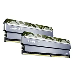 Модуль пам'яті G.Skill DDR4 16Gb (2x8) SniperX Classic Camo 3200 MHz (F4-3200C16D-16GSXFB) - мініатюра 2