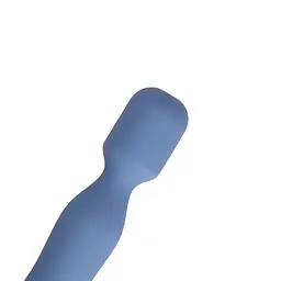 Вібратор Loveline Mini Wand 14.3 см синій - мініатюра 3