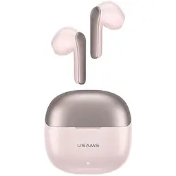 Бездротові навушники Usams Earbuds XH09, TWS, BT5.1, 35mAh, 300mAh, 5.5h, pink