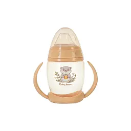 Поїльник BABY TEAM із силіконовим носиком та ручками 5004BT_персиковий, 250 мл - мініатюра 3