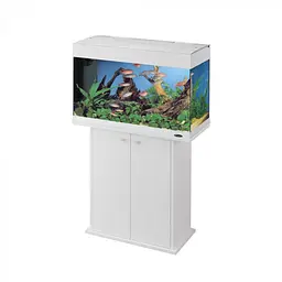 Акваріум Ferplast DUBAI 80 LED WHITE 81 x 36 x h 51 cm (FR19582860-1) - мініатюра 2