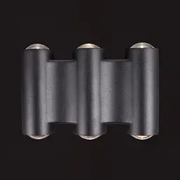 Підсвітка Brille фасадна LED 6W IP54 Black (AL-619/6) - мініатюра 7