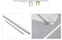 LED профіль підвісний з розсіювачем PC, 2м KLOODI KLP0809 2 - мініатюра 2