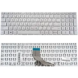 Клавіатура для ноутбука HP (250 G7 255 G7 series) rus сріблястий без фрейма