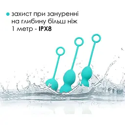 Набір вагінальних кульок Svakom Nova Green зі зміщеним центром ваги - мініатюра 4