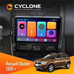 Штатна магнітола Renault Duster 2015-2022 Cyclone C9-001 2x32 CPL Cyclone (НФ-00003209)