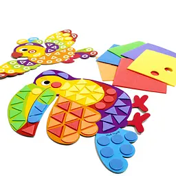 Набір для творчості Vladi Toys М'яка мозаїка, Тукан, укр. мова (VT4511-02) - мініатюра 2